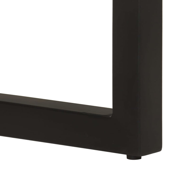 konsolbord 110x35x75 cm massivt genbrugstræ