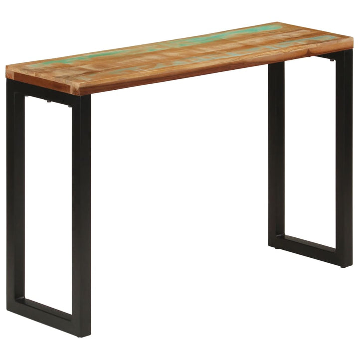 konsolbord 110x35x75 cm massivt genbrugstræ