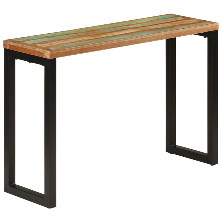 konsolbord 110x35x75 cm massivt genbrugstræ