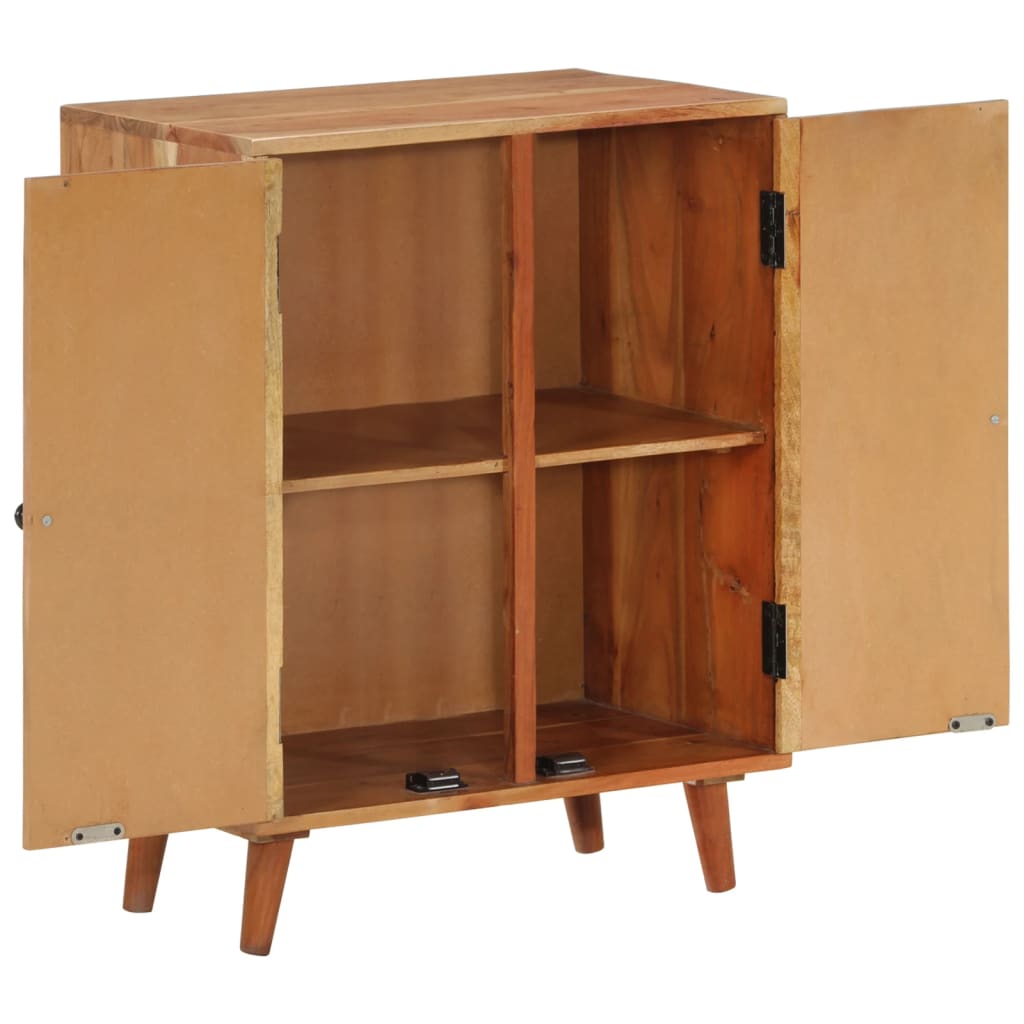 skab 60x35x74 cm massivt akacietræ