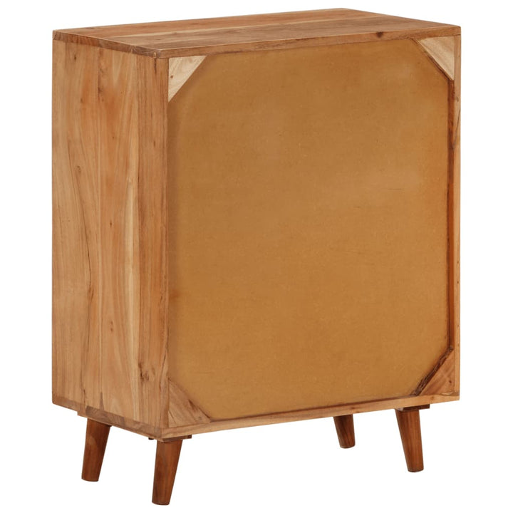 skab 60x35x74 cm massivt akacietræ