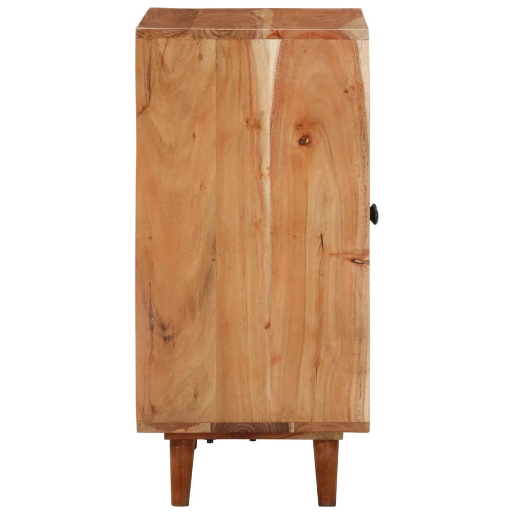 skab 60x35x74 cm massivt akacietræ