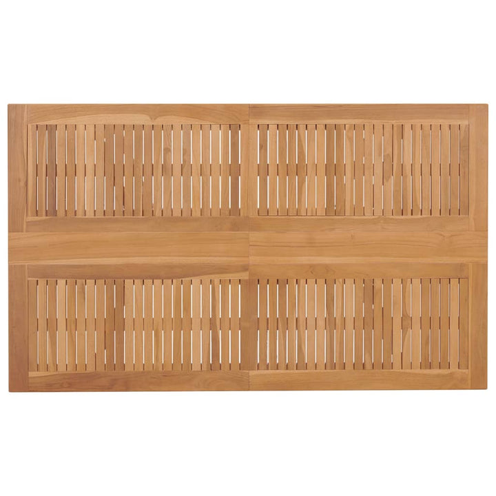 Have Spisebordssæt 7 pcs Brun 150 x 90 x 75 cm Massivt teaktræ
