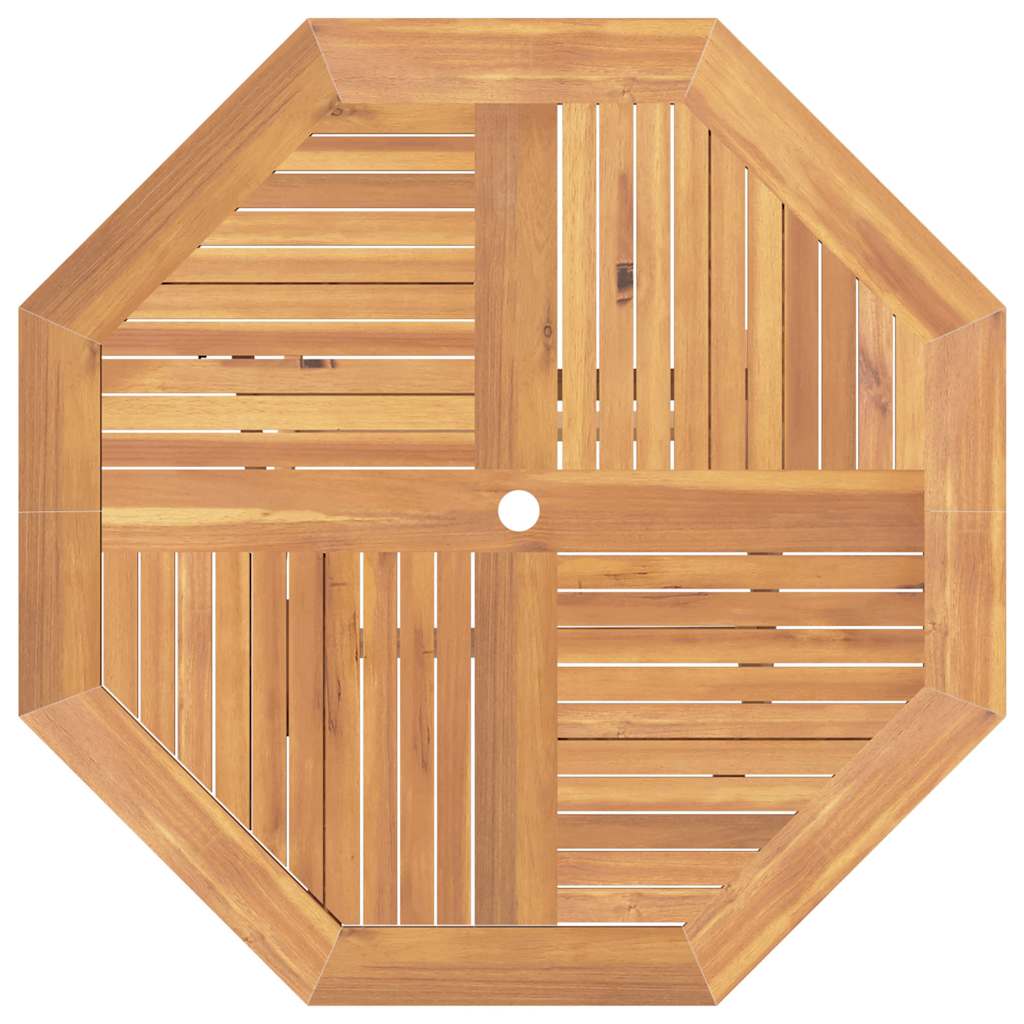 foldbart havebord 110x110x75 cm massivt teaktræ