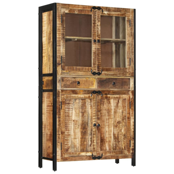 skænk 100x40x175 cm massivt ru mangotræ