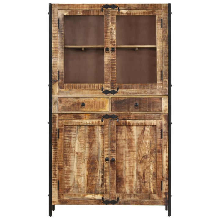 skænk 100x40x175 cm massivt ru mangotræ