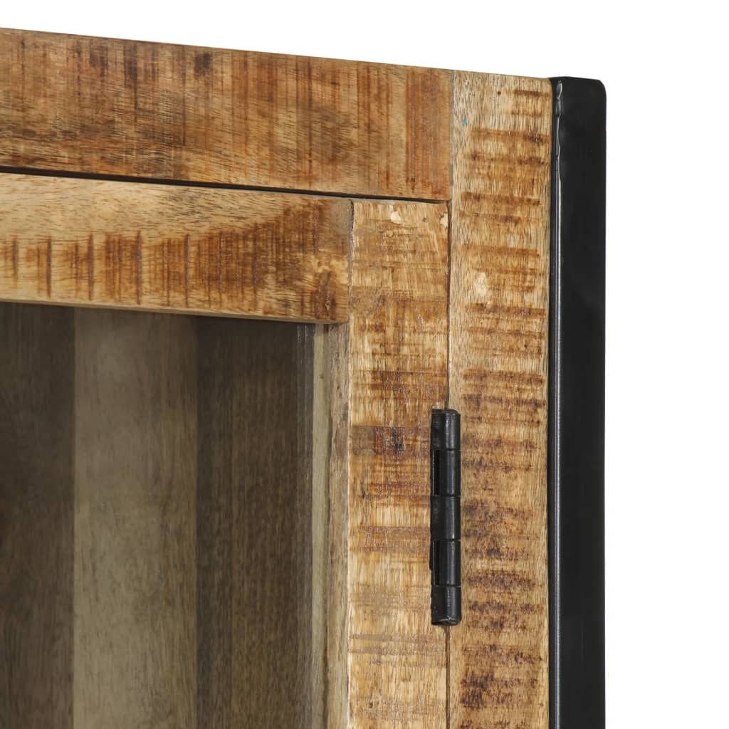 skænk 100x40x175 cm massivt ru mangotræ