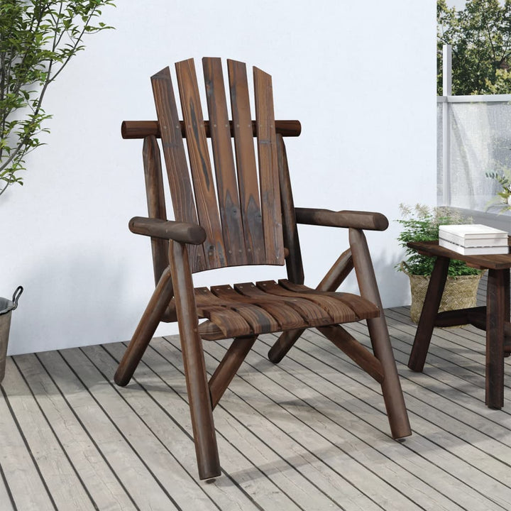 havestol 68x68x103 cm massivt grantræ