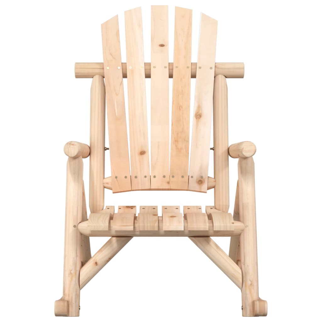 gyngestol til haven 69x96x101 cm massivt grantræ