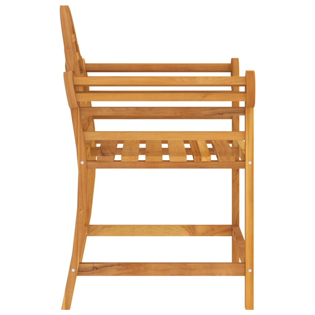 havestol 88x60x92 cm massivt teaktræ