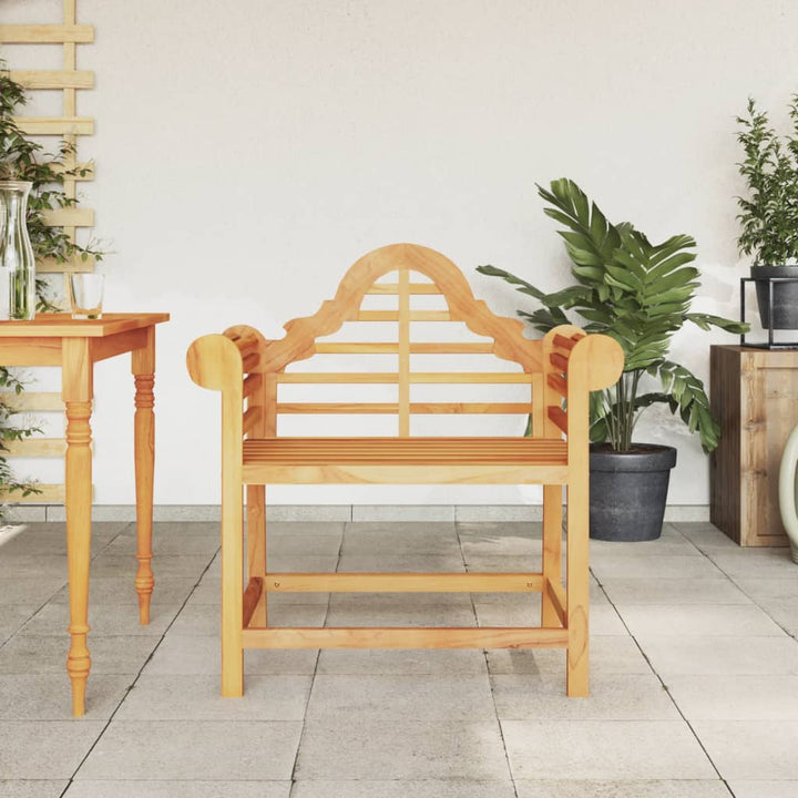 havestol 88x60x92 cm massivt teaktræ