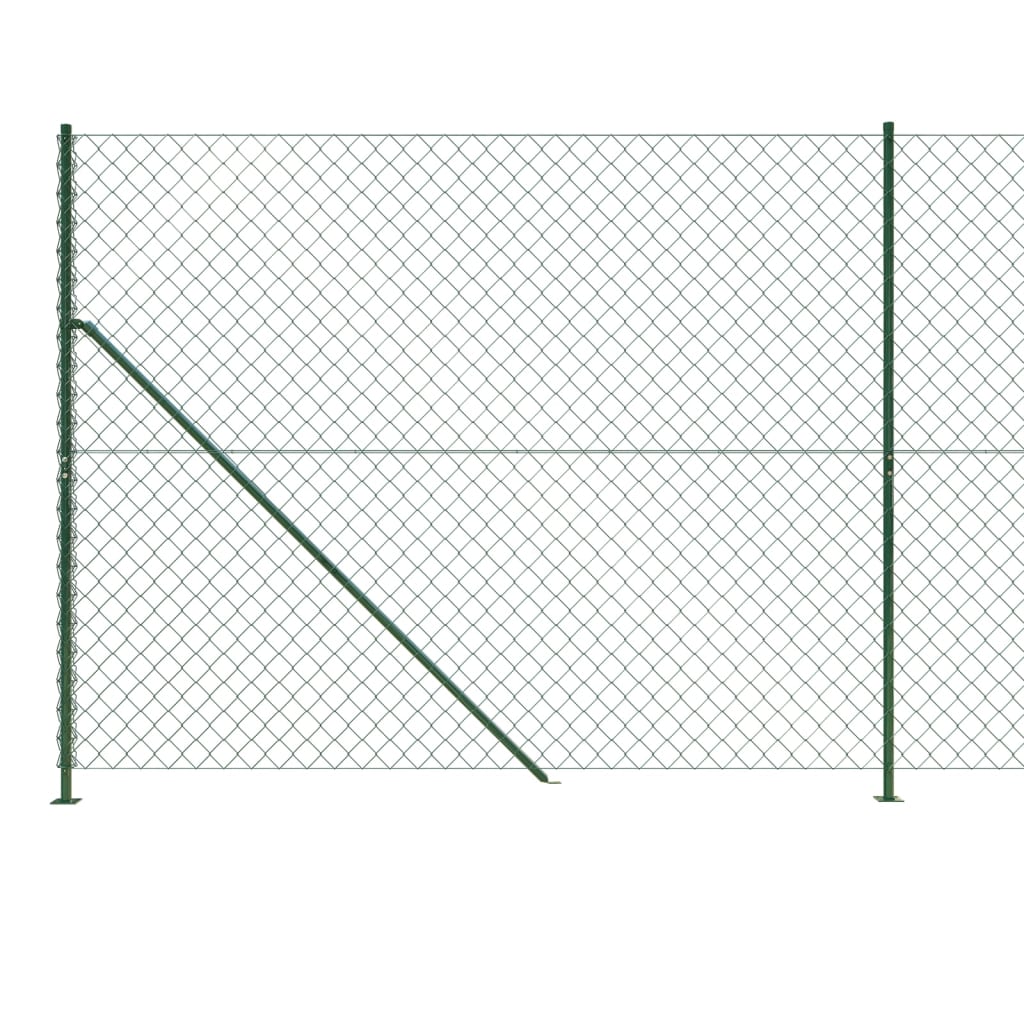 trådhegn med flange 2,2x25 m grøn