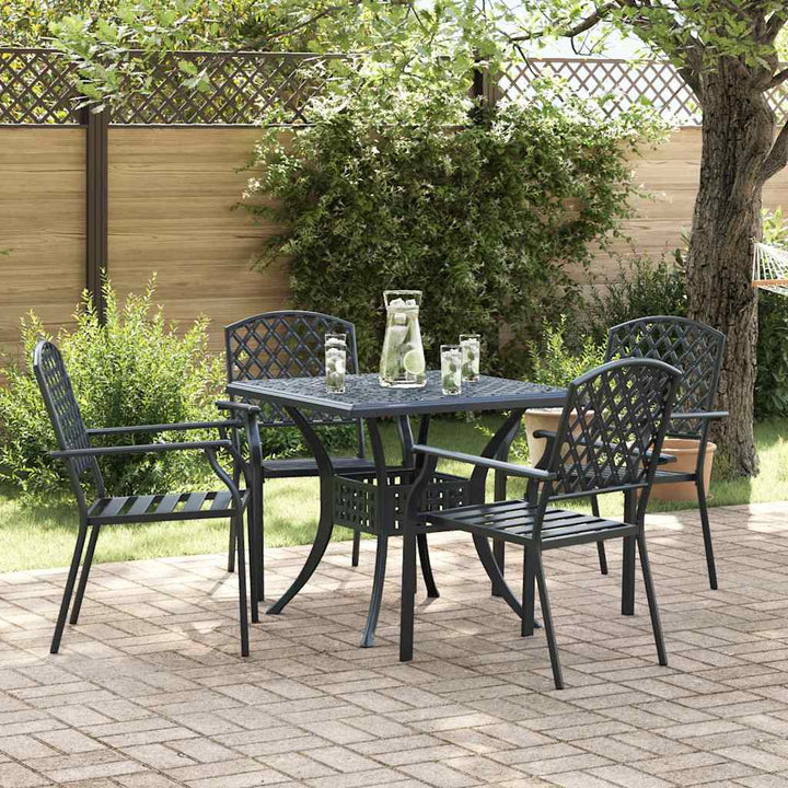 Stol 4 pcs Antracit 56 x 65 x 89cm Stål