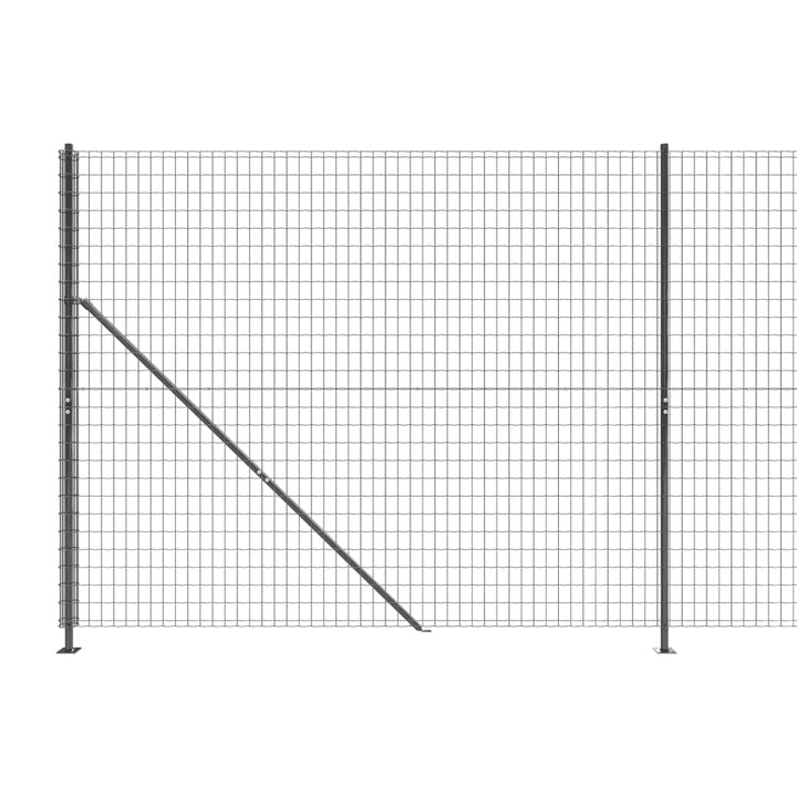 trådhegn med flange 2x25 m antracitgrå