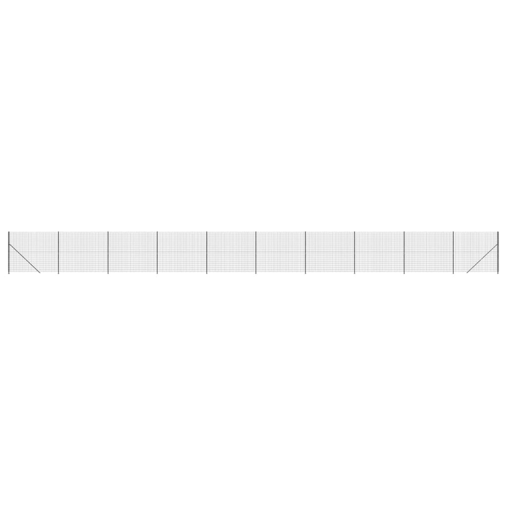 trådhegn med flange 2x25 m antracitgrå