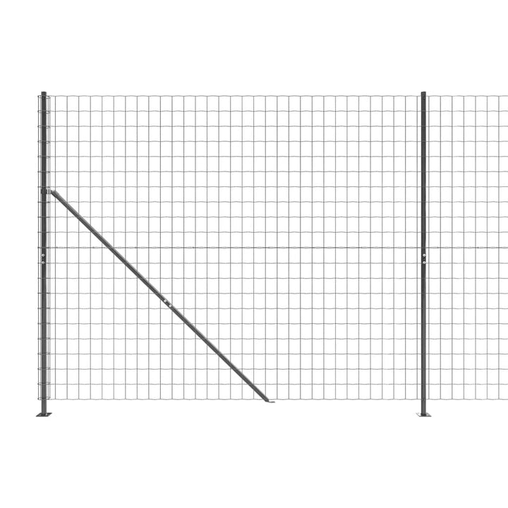trådhegn med flange 2x25 m antracitgrå