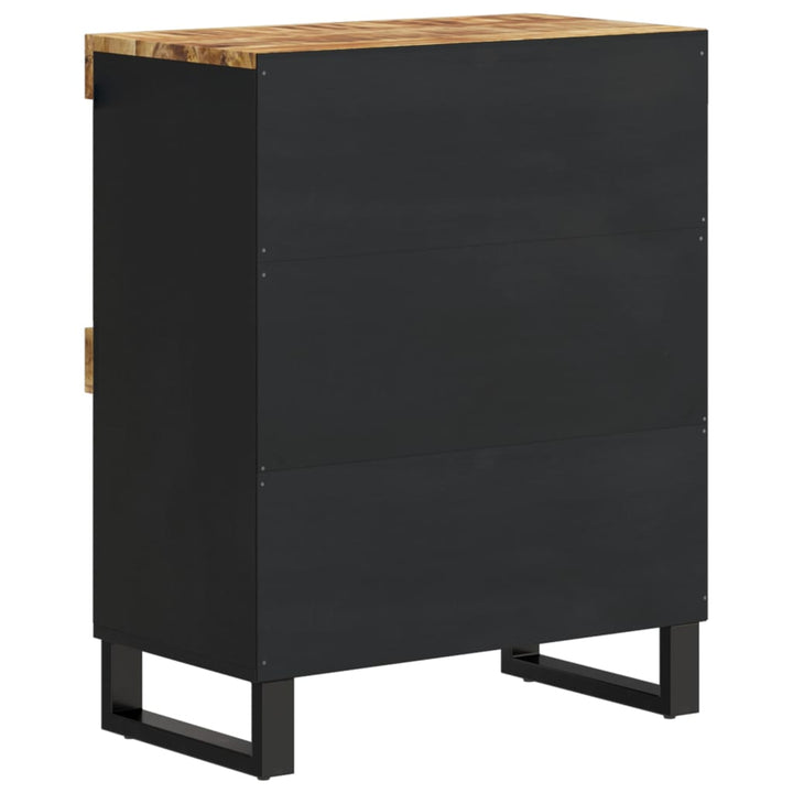 skab 60x33x75 cm massivt mangotræ