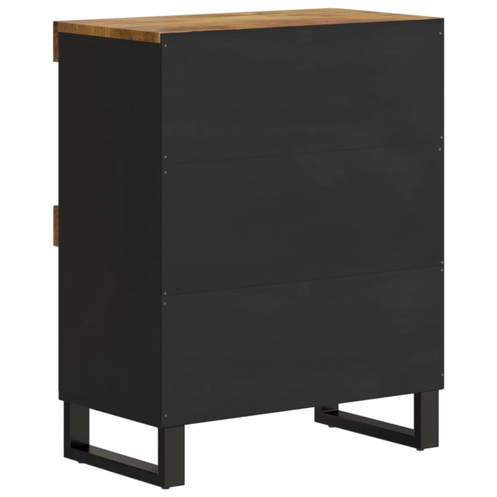 skab 60x33x75 cm massivt mangotræ