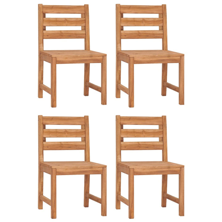 havestole 4 stk. massivt teaktræ