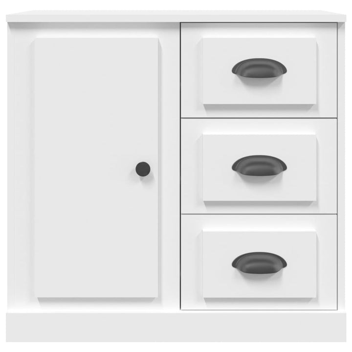 skænk 70x35,5x67,5 cm konstrueret træ hvid