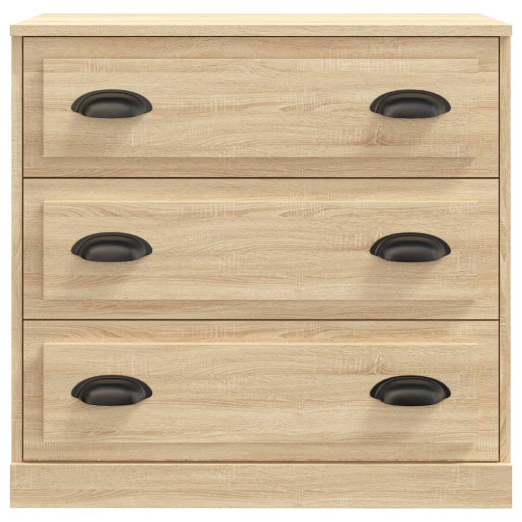 skænk 70x35,5x67,5 cm konstrueret træ sonoma-eg