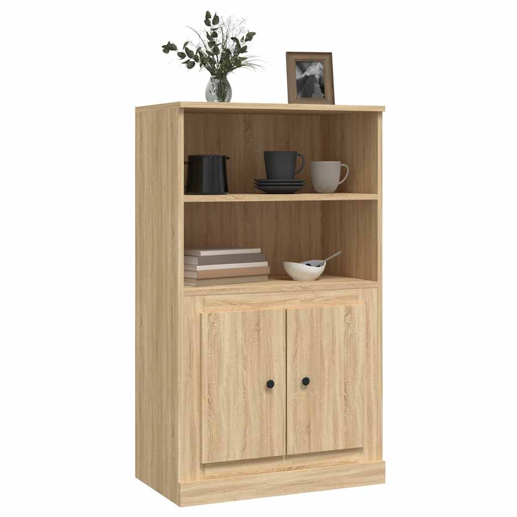 skænk 60x35,5x103,5 cm konstrueret træ sonoma-eg