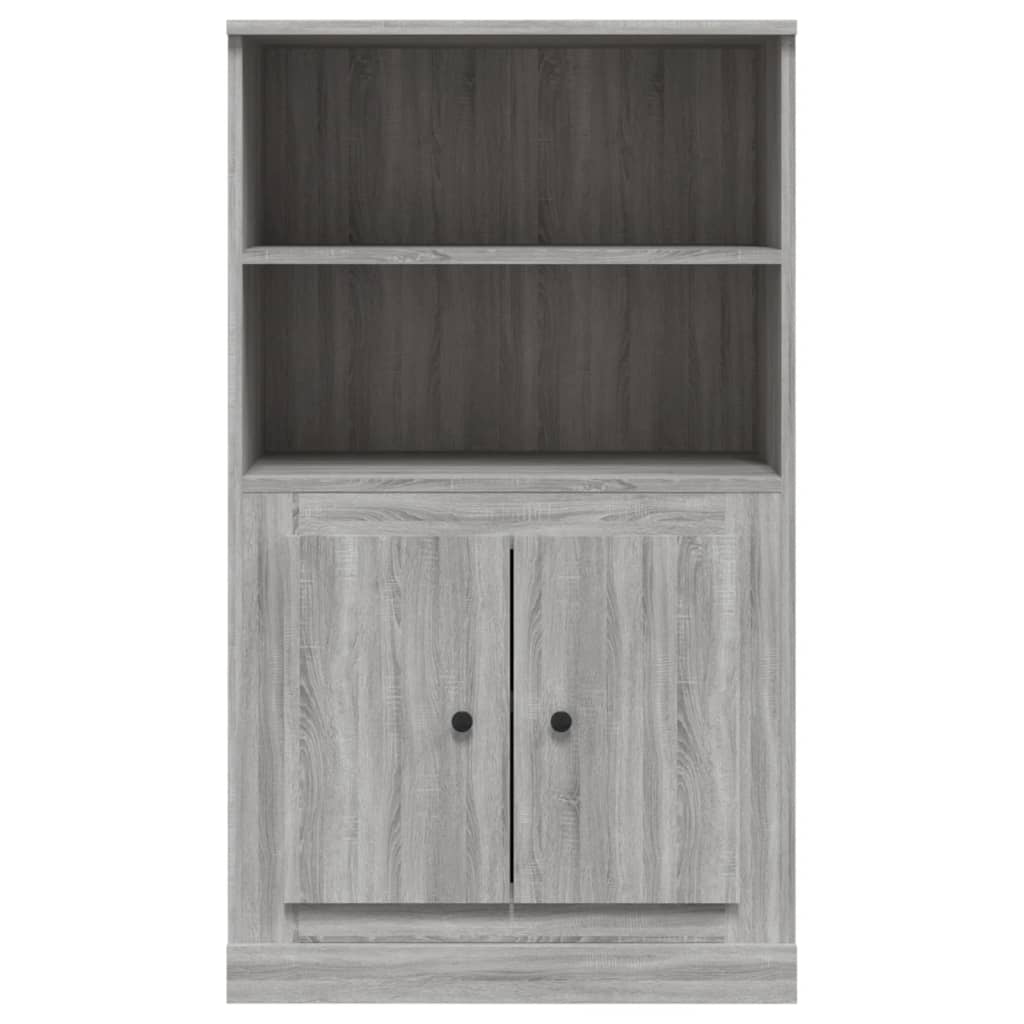skænk 60x35,5x103,5 cm konstrueret træ grå sonoma-eg