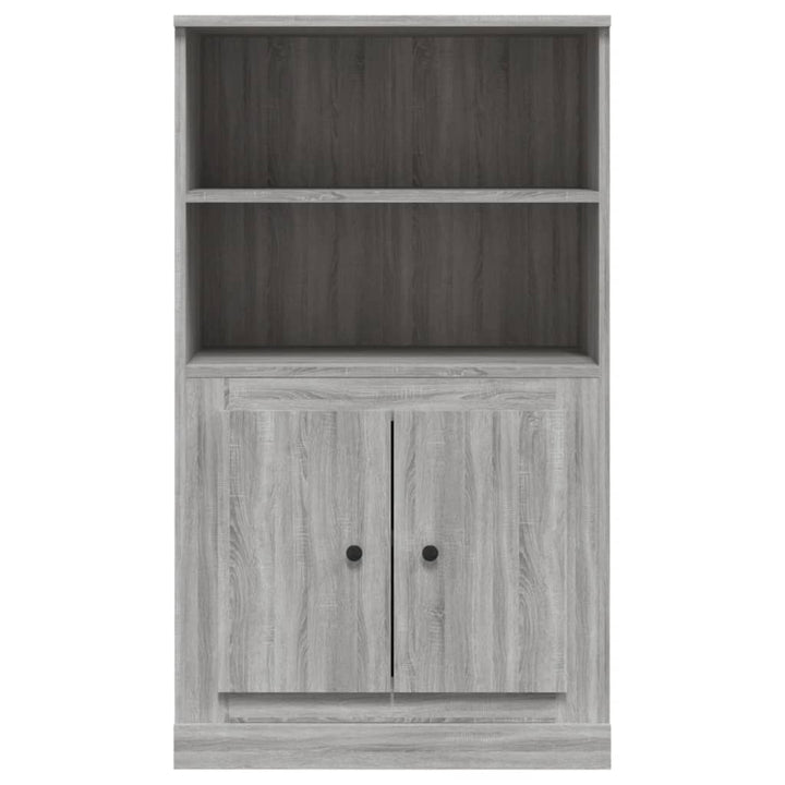 skænk 60x35,5x103,5 cm konstrueret træ grå sonoma-eg