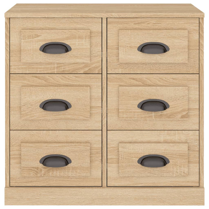 skænk 70x35,5x67,5 cm konstrueret træ sonoma-eg