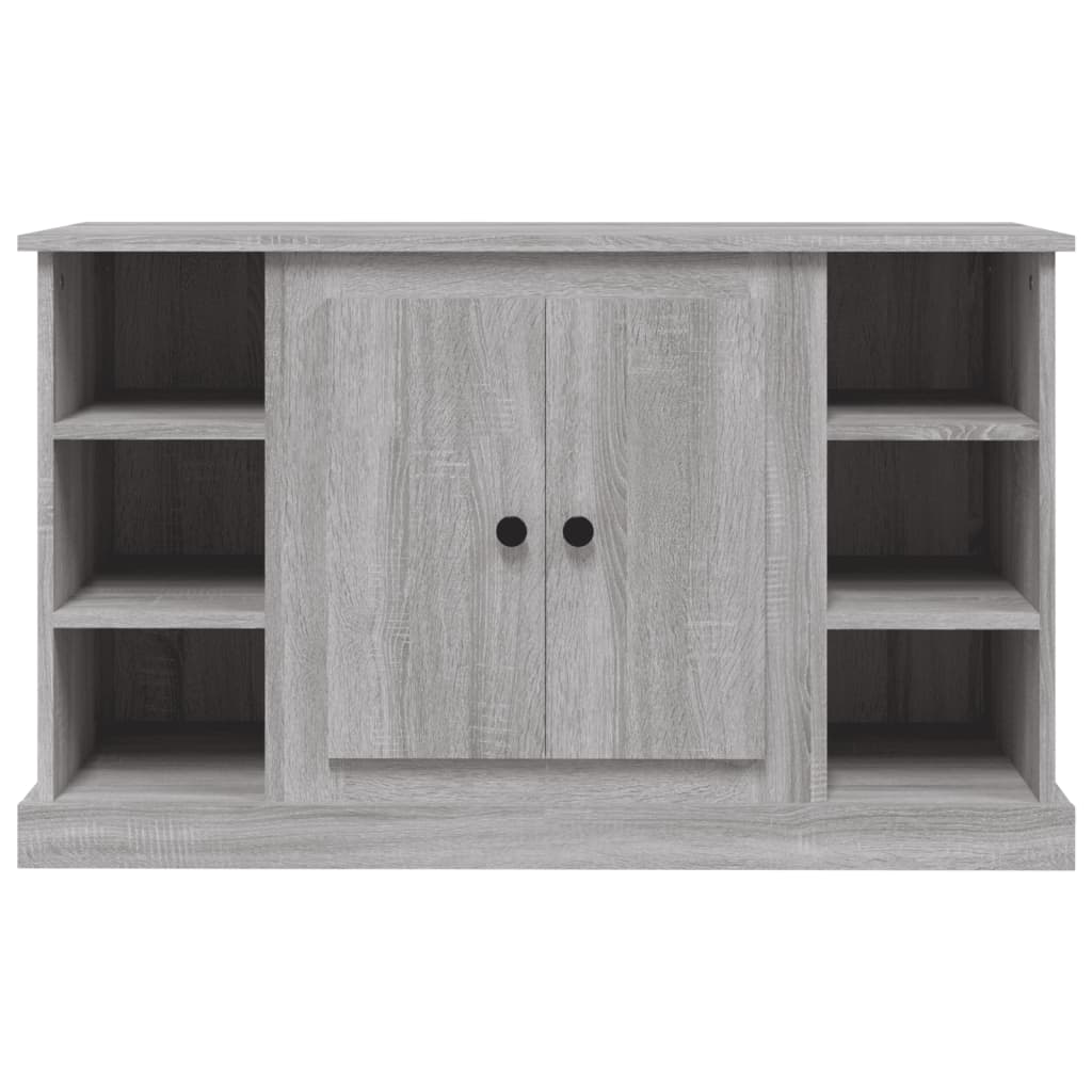 skænk 100x35,5x60 cm konstrueret træ grå sonoma-eg