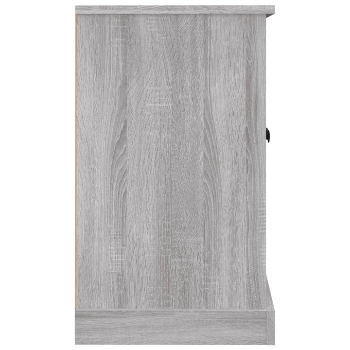 skænk 100x35,5x60 cm konstrueret træ grå sonoma-eg