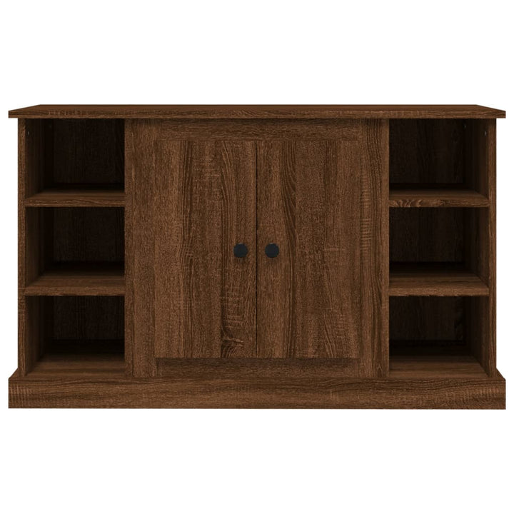 skænk 100x35,5x60 cm konstrueret træ brun egetræsfarve