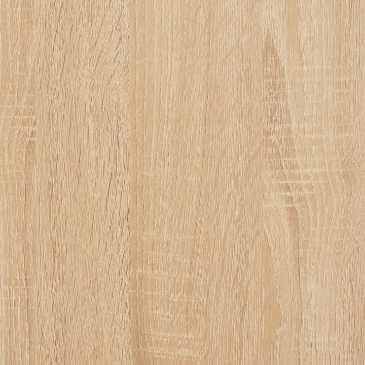 skrivebord m. skuffer 115x50x75 cm konstrueret træ sonoma-eg