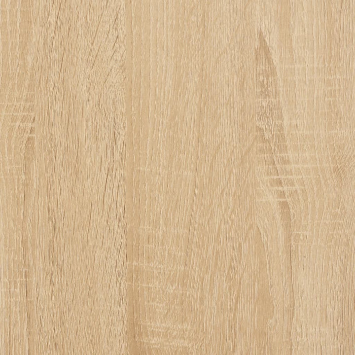makeupbord med spejl 90x50x132,5 cm konstrueret træ sonoma-eg