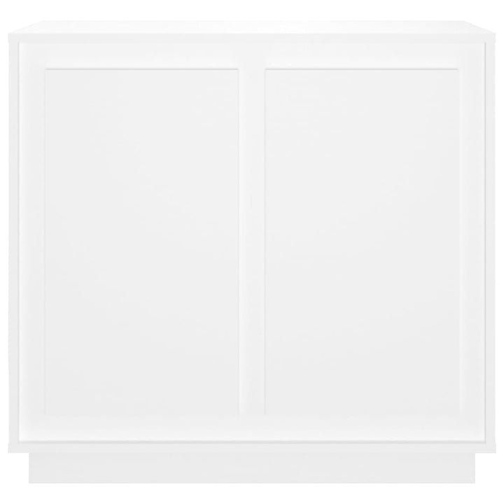 skænk 80x34x75 cm konstrueret træ hvid