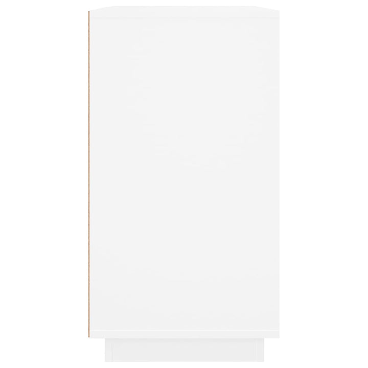 skænk 80x34x75 cm konstrueret træ hvid