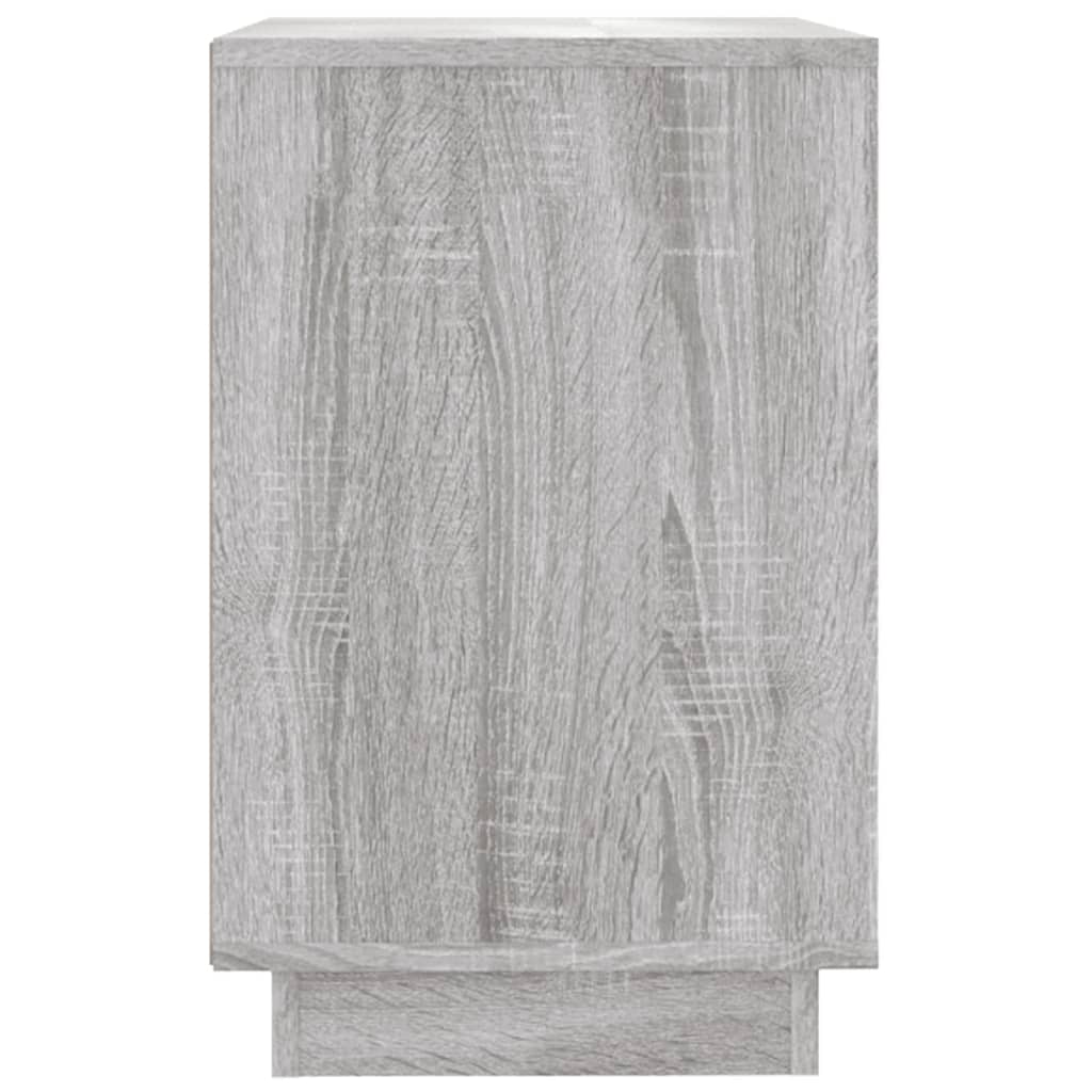 skænk 102x35x55 cm konstrueret træ grå sonoma-eg