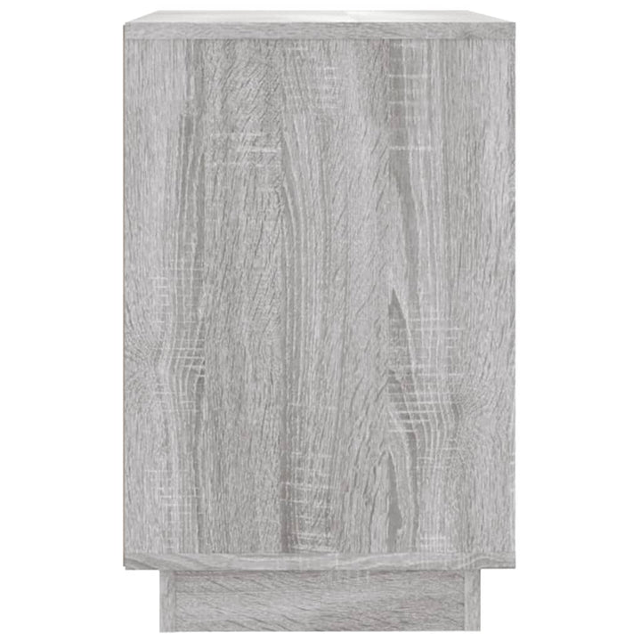 skænk 102x35x55 cm konstrueret træ grå sonoma-eg
