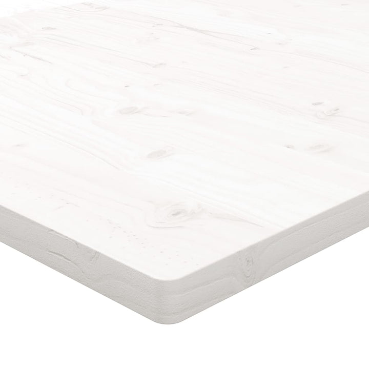 skrivebordsplade 110x60x2,5 cm massivt fyrretræ hvid