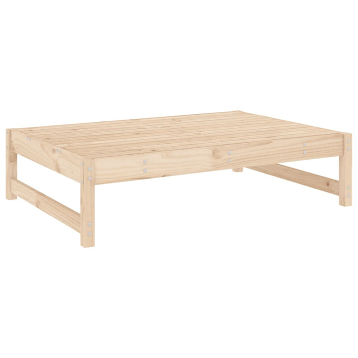 udendørs fodskammel 120x80 cm massivt fyrretræ