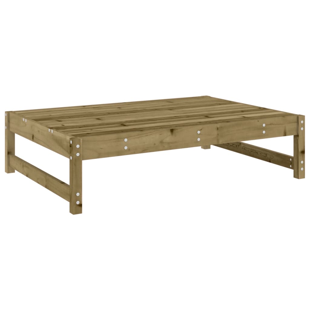 udendørs fodskammel 120x80 cm imprægneret fyrretræ