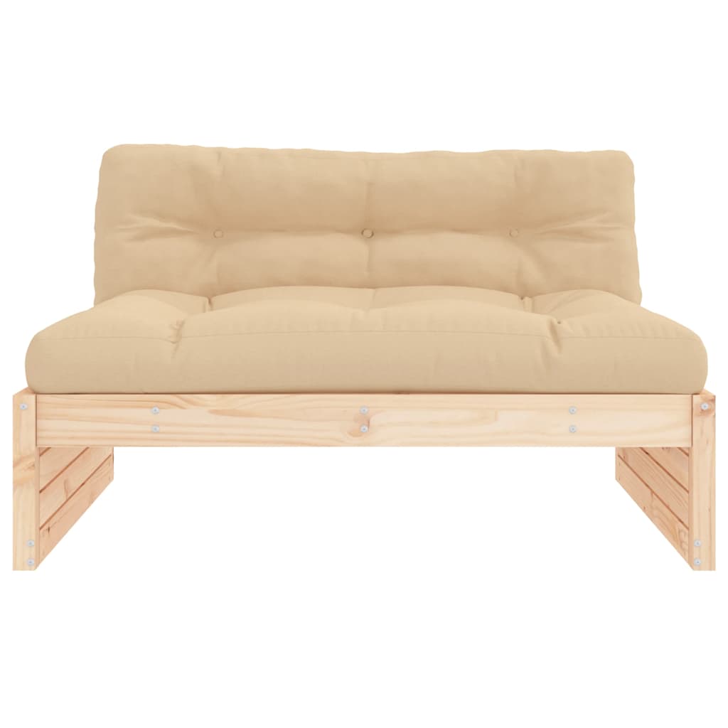 midtermodul til sofa 120x80 cm massivt fyrretræ