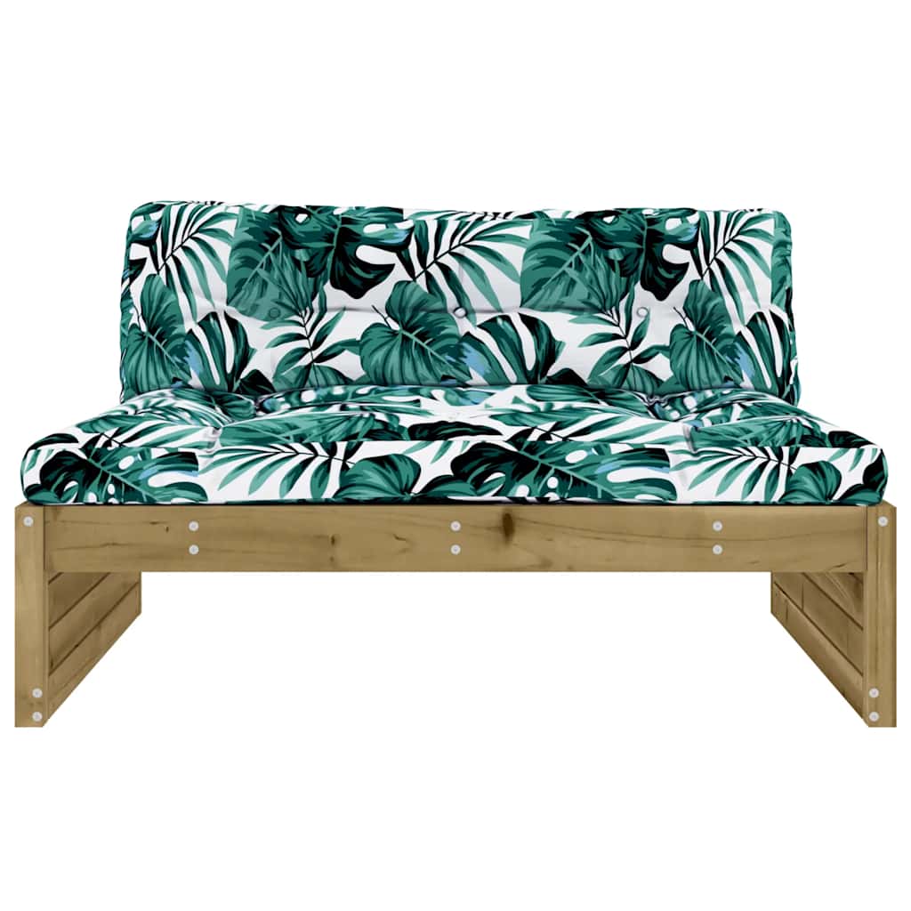 midtermodul til sofa 120x80 cm imprægneret fyrretræ