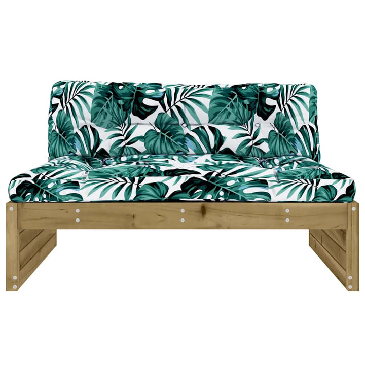 midtermodul til sofa 120x80 cm imprægneret fyrretræ