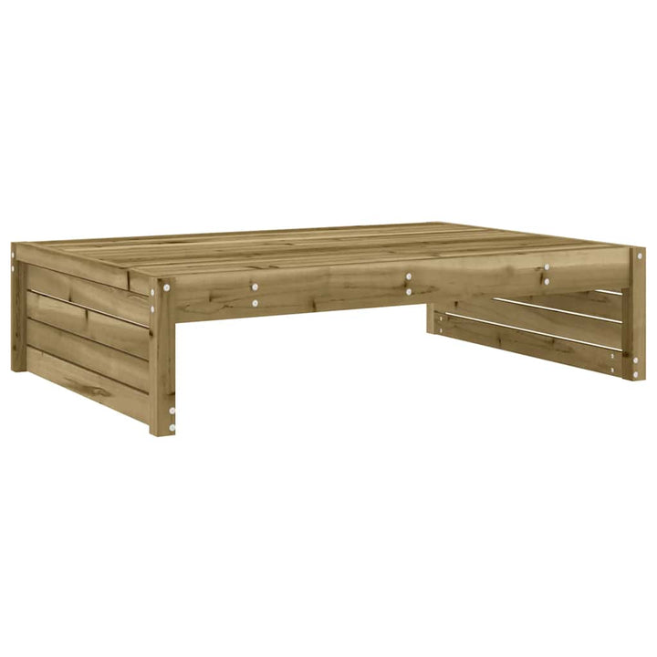 udendørs fodskammel 120x80 cm imprægneret fyrretræ