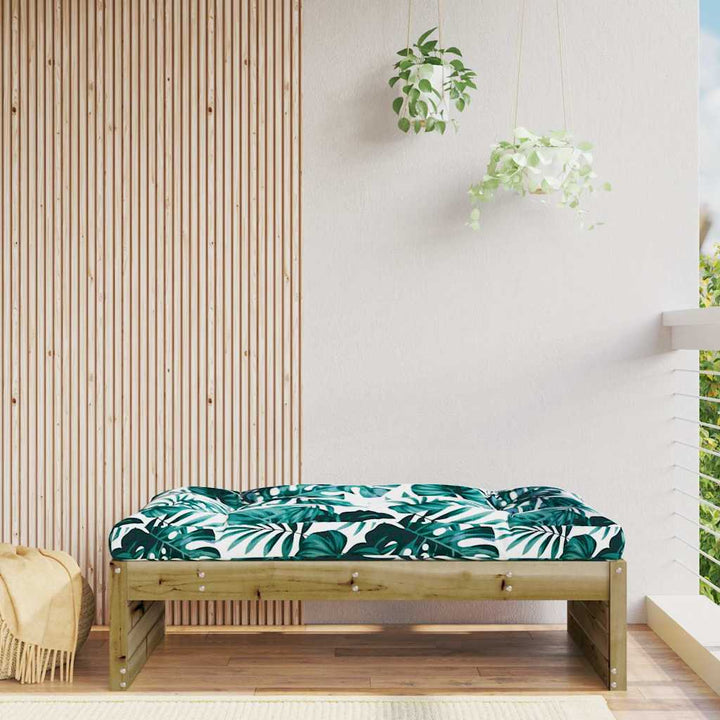 udendørs fodskammel 120x80 cm imprægneret fyrretræ