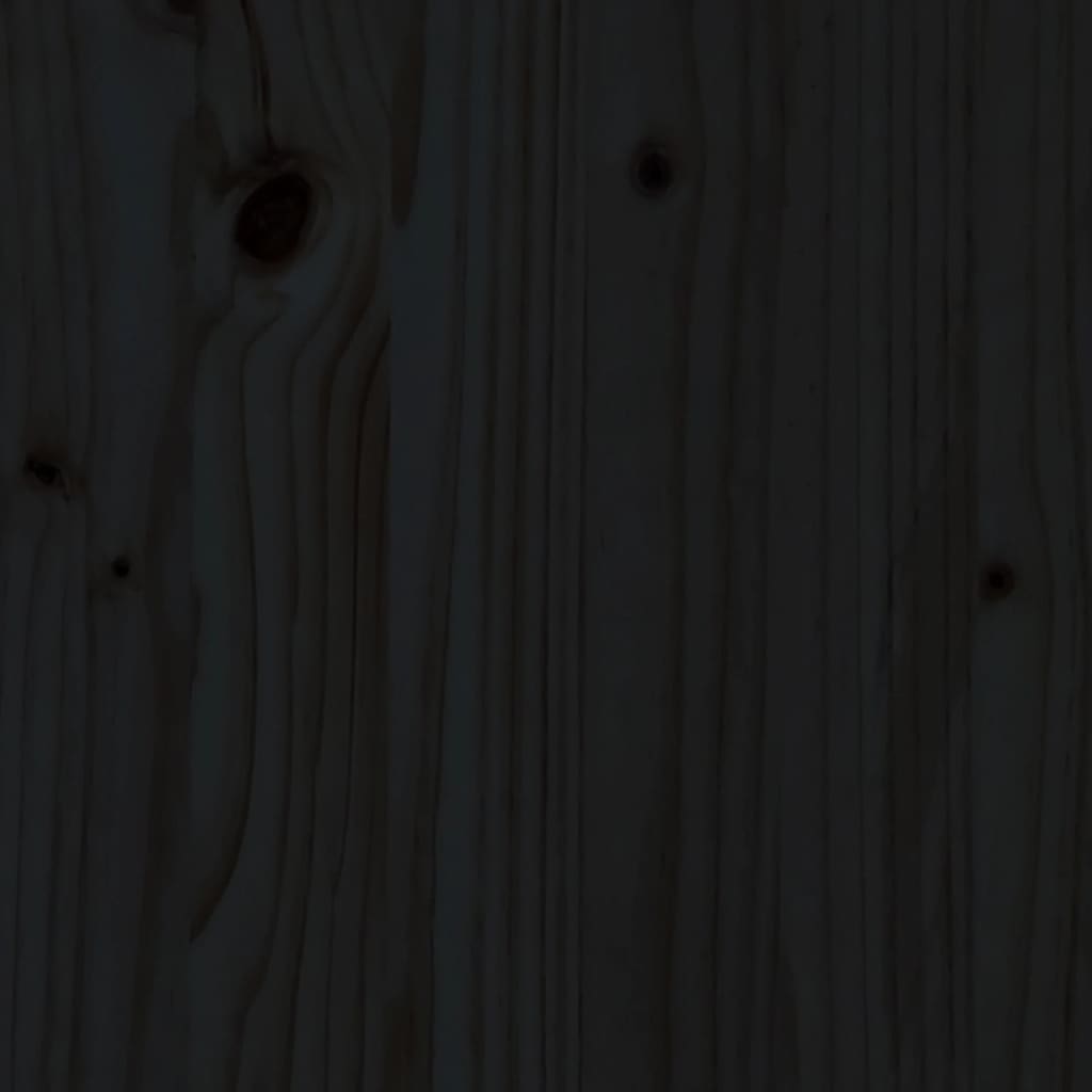 havestole 2 stk. massivt fyrretræ sort