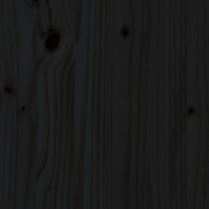 havestole 2 stk. massivt fyrretræ sort