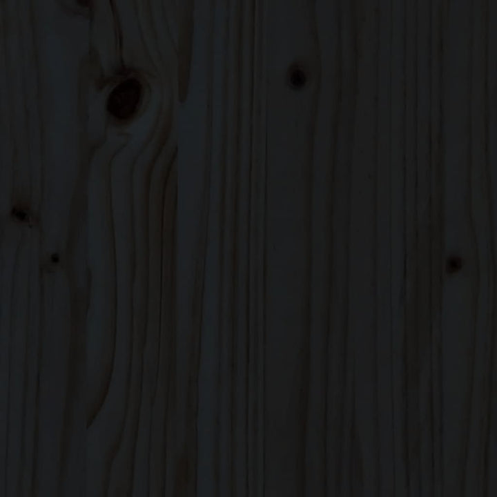 havestole 2 stk. massivt fyrretræ sort