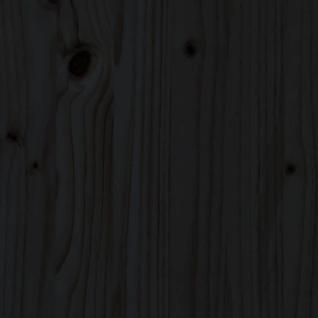 havestole 2 stk. massivt fyrretræ sort